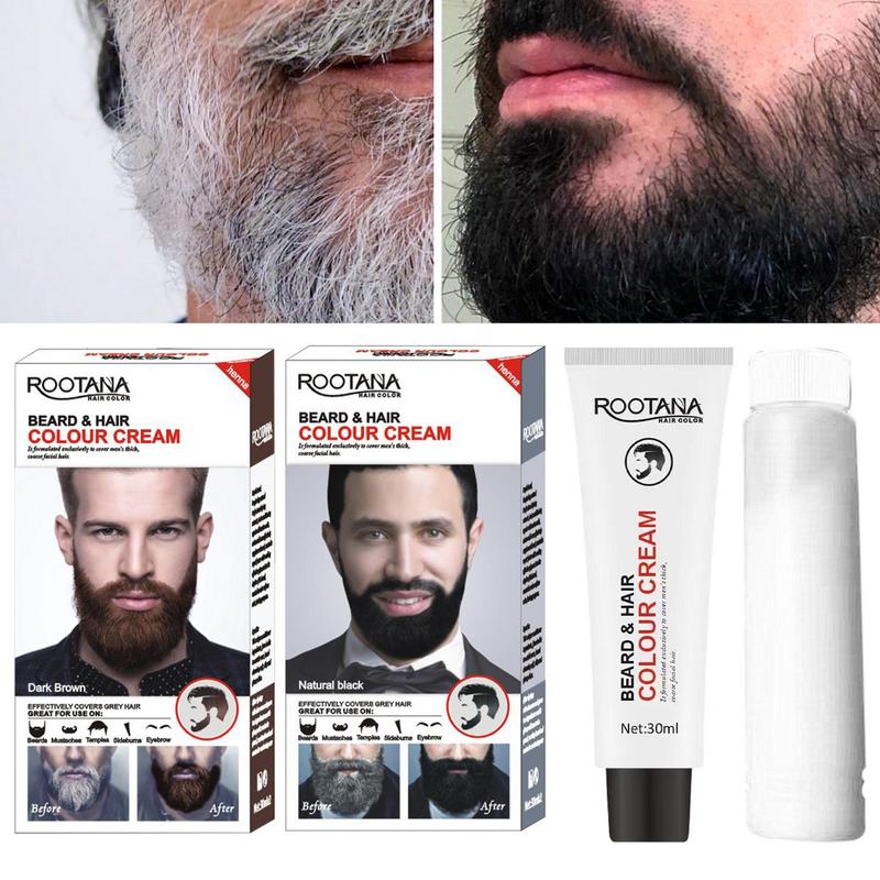 Shaving Cream - 2 Pz/set Uomini Efficiente Barba Nero