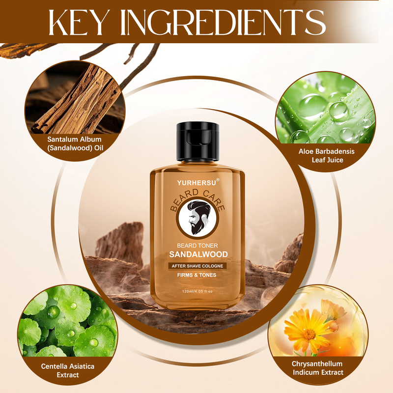 Aftershave - Lozione dopobarba al sandalo – tonico