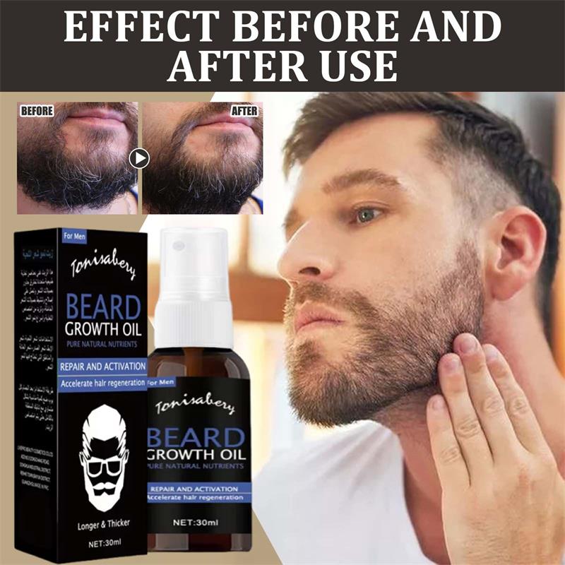 Beard Oil - Olio per la Crescita della Barba,