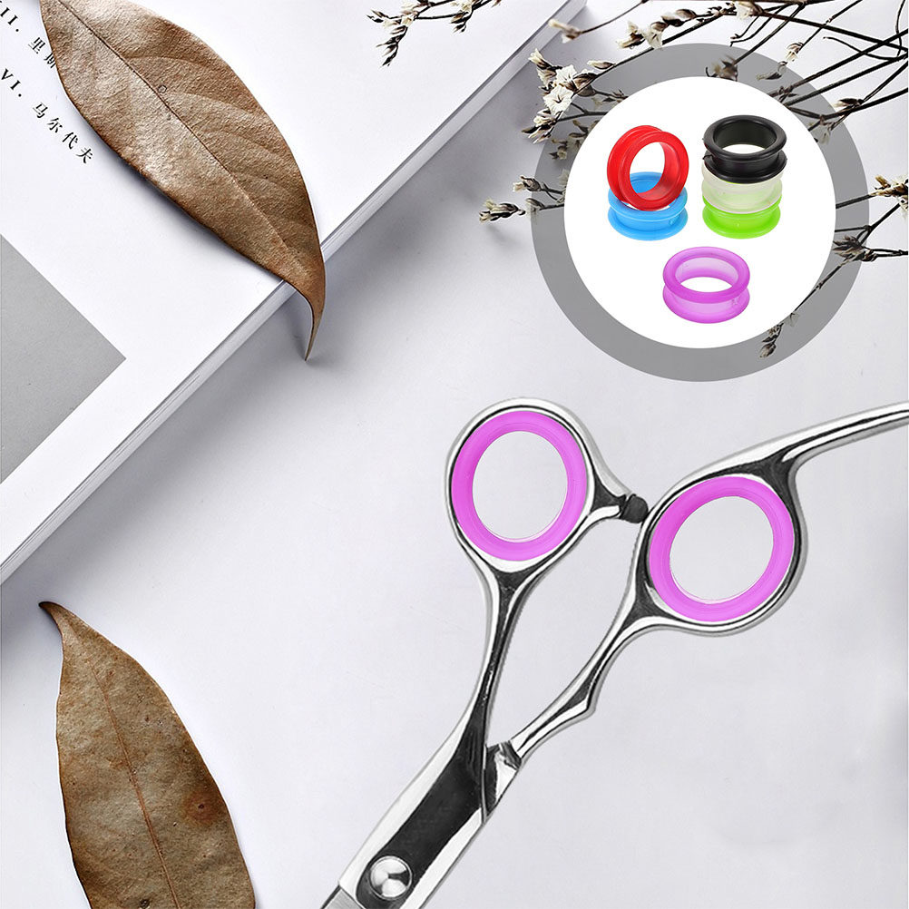 Grooming Scissors - 18 pezzi di anelli protettivi in