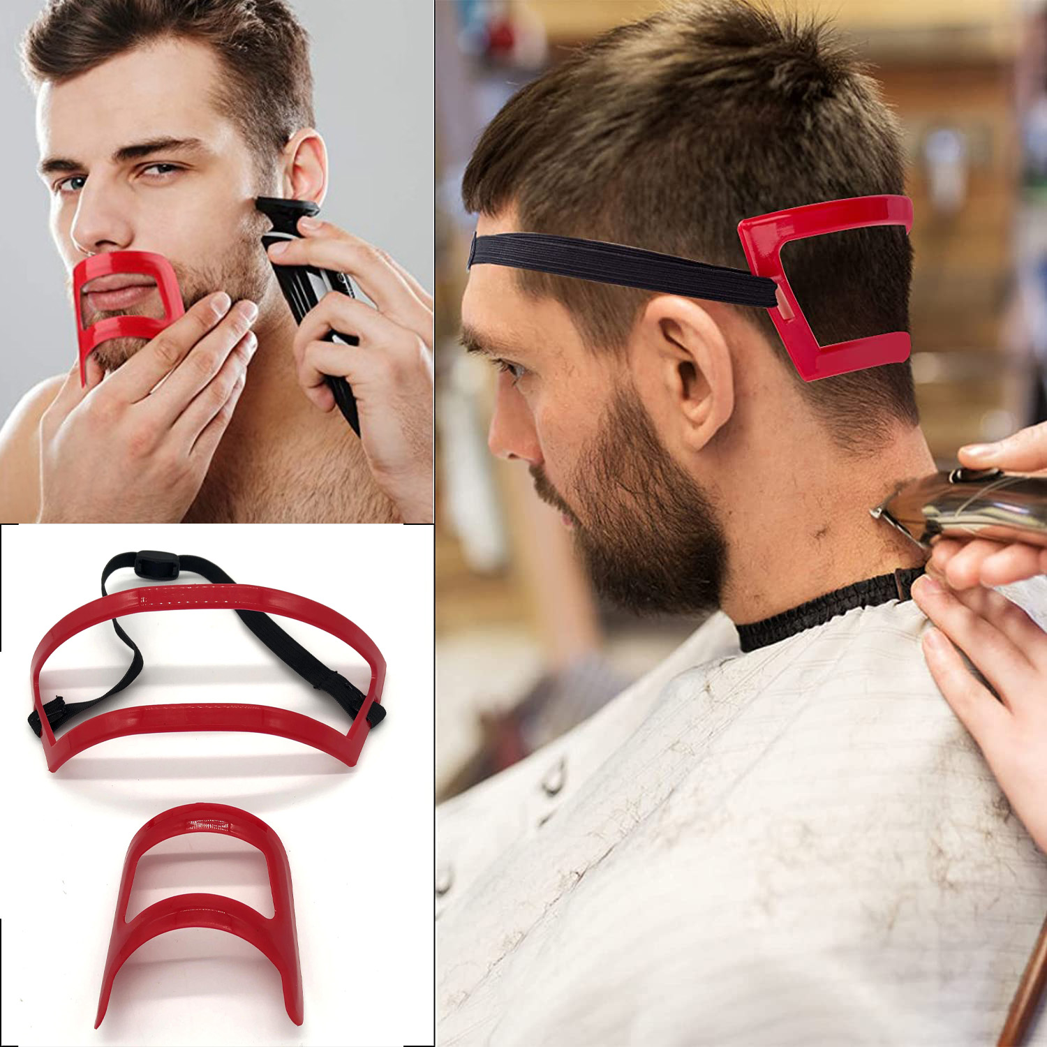2/4 pezzi pettini per barba da - Beard Trimmer recensione e prezzo