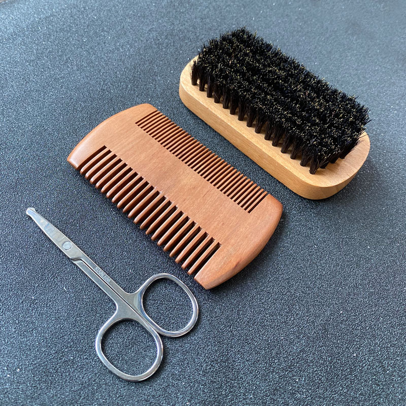 Set per la cura della barba da - Mens Grooming Travel Kit recensione e prezzo