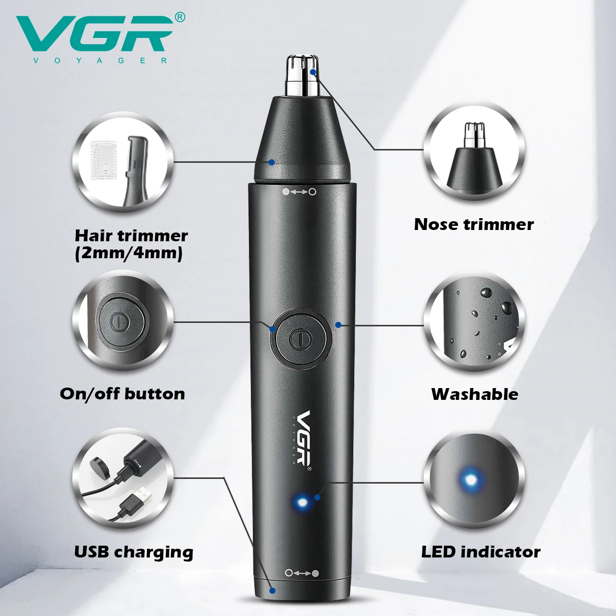 VGR Lavabile Naso Tagliacapell - Nose Trimmer recensione e prezzo