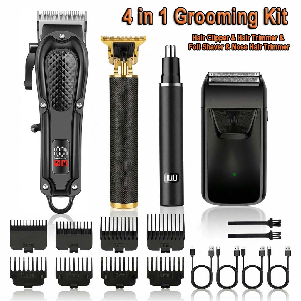 Set 4 in 1 per la cura dei cap - Electric Shaver Rotary recensione e prezzo