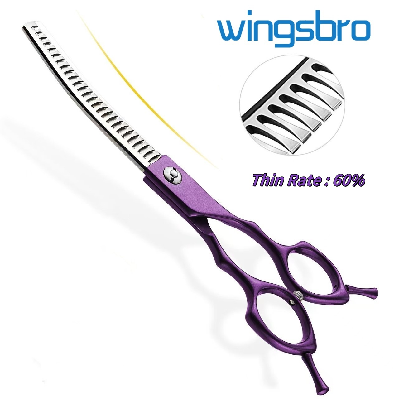 Forbici Curve da 7 Pollici in  - Grooming Scissors recensione e prezzo