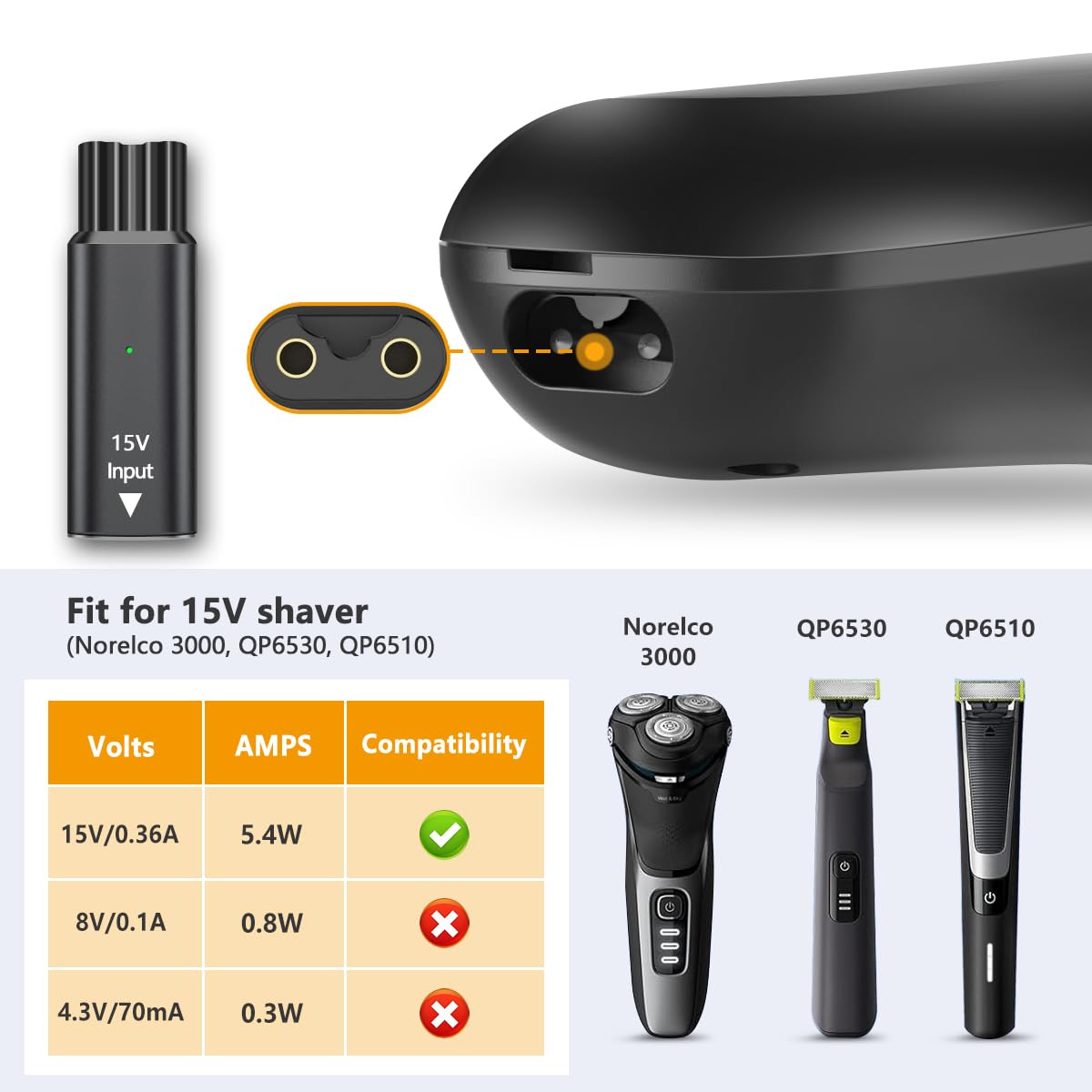 Adattatore di Ricarica Mini US - Electric Shaver Rotary recensione e prezzo
